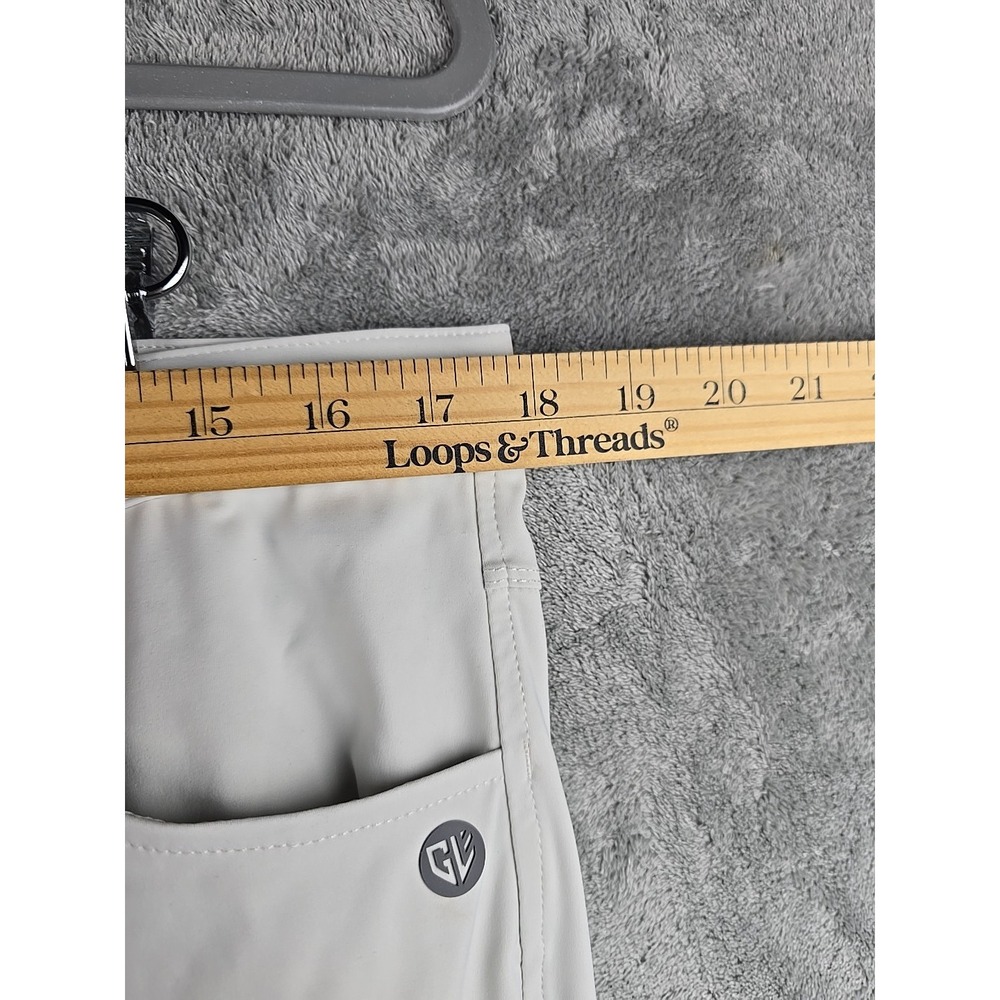 Graham Luxe All Time Pants Mens 36x30 Light Gray Stretch Golf Performance Soft‎ - Picture 8 of 10